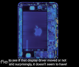 iFixit拆解2024款iPad mini：内部变化极小，