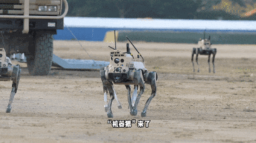 中国“机器狼群”首次亮相第15届珠海航展，身背机枪实现集群作