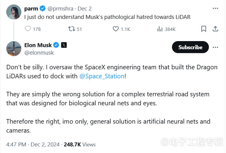 特斯拉纯视觉方案与激光雷达技术路线之争，自动驾驶感知方案优劣