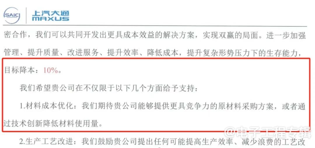比亚迪要求供应商降价10%引发争议,汽车业价格战波及上下游(图3) 比亚迪要求供应商降价10%引发争议,汽车业价格战波及上下游(图3)