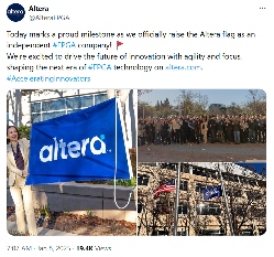 Altera正式从英特尔分拆独立运营 FPGA技术发展迎来新机遇(图1) Altera正式从英特尔分拆独立运营 FPGA技术发展迎来新机遇(图1)