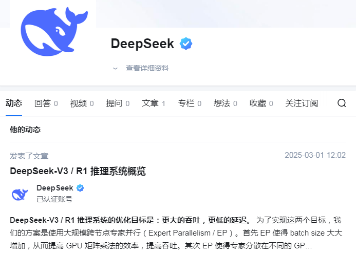 AI推理系统优化成本新突破，DeepSeek V3/R1掀行业变革(图1)