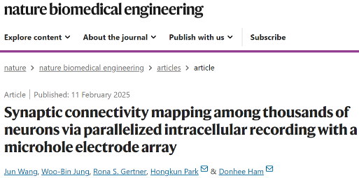 新型CMOS芯片突破神经元记录，精准映射突触连接(图1)