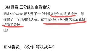 IBM中国研发撤离，全球化战略遇挑战(图4)