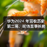 华为2024 年营收历史第二高，轮值董事长换人（图4）