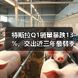 特斯拉Q1销量暴跌13%，交出近三年最弱季度成绩单（图1）