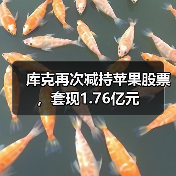 库克再次减持苹果股票，套现1.76亿元（图1）