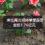 库克再次减持苹果股票,套现1.76亿元(图2) 库克再次减持苹果股票,套现1.76亿元(图2)