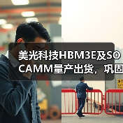 美光科技HBM3E及SOCAMM量产出货,巩固英伟达合作关系(图1) 美光科技HBM3E及SOCAMM量产出货,巩固英伟达合作关系(图1)