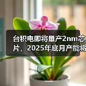 台积电即将量产2nm芯片，2025年底月产能将达5万片（图2）