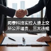 闻泰科技实控人遭上交所公开谴责,三大违规行为曝光(图2) 闻泰科技实控人遭上交所公开谴责,三大违规行为曝光(图2)