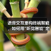 语音交互重构终端智能,如何用 语音交互重构终端智能,如何用