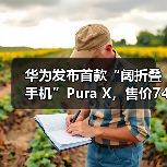 华为发布首款“阔折叠手机”Pura X，售价7499元起（图4）