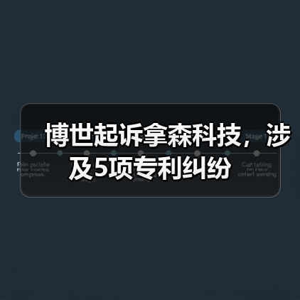 博世起诉拿森科技,涉及5项专利纠纷(图4) 博世起诉拿森科技,涉及5项专利纠纷(图4)