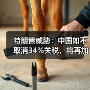 特朗普威胁：中国如不取消34%关税，将再加码50%关税！（图1）