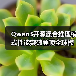 Qwen3开源混合推理模式性能突破登顶全球模型(图3) Qwen3开源混合推理模式性能突破登顶全球模型(图3)