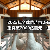 2025年全球芯片市场有望突破7060亿美元，但增长挑战亦大（图4）