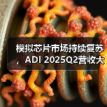 模拟芯片市场持续复苏，ADI 2025Q2营收大幅增长22%（图4）