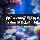 台积电2nm晶圆涨价10% 4nm同步上调,背后原因曝光(图2) 台积电2nm晶圆涨价10% 4nm同步上调,背后原因曝光(图2)