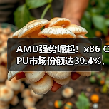 AMD强势崛起!x86 CPU市场份额达39.4%,服务器市场迎变局(图4) AMD强势崛起!x86 CPU市场份额达39.4%,服务器市场迎变局(图4)