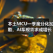 本土MCU一季度分化加剧，AI车规需求成增长引擎（图4）