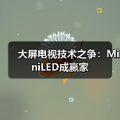 大屏电视技术之争:MiniLED成赢家(图3) 大屏电视技术之争:MiniLED成赢家(图3)
