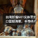 台湾新增601实体至出口管制清单,半导体产业或将面临重大变数?(图2) 台湾新增601实体至出口管制清单,半导体产业或将面临重大变数?(图2)