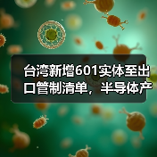 台湾新增601实体至出口管制清单,半导体产业或将面临重大变数?(图3) 台湾新增601实体至出口管制清单,半导体产业或将面临重大变数?(图3)