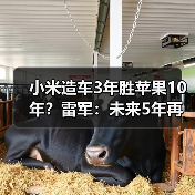 小米造车3年胜苹果10年？雷军：未来5年再投2000亿（图1）