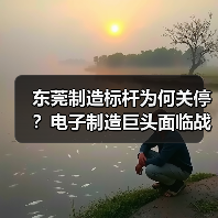 东莞制造标杆为何关停?电子制造巨头面临战略转型(图2) 东莞制造标杆为何关停?电子制造巨头面临战略转型(图2)