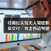 特斯拉实现无人驾驶新车交付,完全自动驾驶技术突破(图2) 特斯拉实现无人驾驶新车交付,完全自动驾驶技术突破(图2)