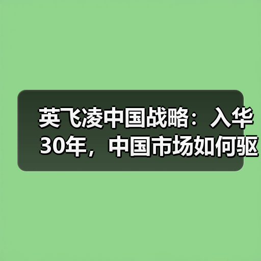 英飞凌中国战略：入华30年，中国市场如何驱动其全球转型？（图2）