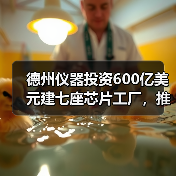 德州仪器投资600亿美元建七座芯片工厂，推动美国半导体产能扩