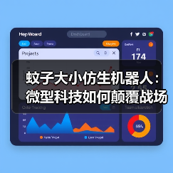 蚊子大小仿生机器人：微型科技如何颠覆战场与救援？（图1）