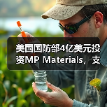美国国防部4亿美元投资MP Materials，支持稀土磁铁扩产（图1）