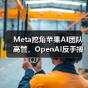 Meta挖角苹果AI团队高管,OpenAI反手揽获四员大将(图1) Meta挖角苹果AI团队高管,OpenAI反手揽获四员大将(图1)