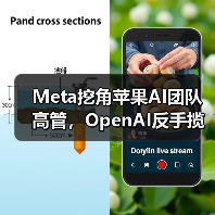 Meta挖角苹果AI团队高管,OpenAI反手揽获四员大将(图3) Meta挖角苹果AI团队高管,OpenAI反手揽获四员大将(图3)