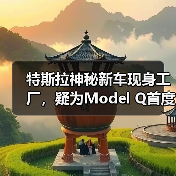 特斯拉神秘新车现身工厂，疑为Model Q首度曝光（图1）