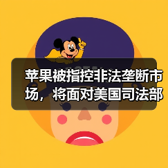 苹果被指控非法垄断市场,将面对美国司法部诉讼(图1) 苹果被指控非法垄断市场,将面对美国司法部诉讼(图1)