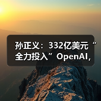 孙正义:332亿美元“全力投入”OpenAI,努力成为“人工超级AI”平台提供商(图2) 孙正义:332亿美元“全力投入”OpenAI,努力成为“人工超级AI”平台提供商(图2)