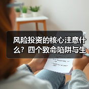 风险投资的核心注意什么？四个致命陷阱与生存法则