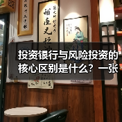 投资银行与风险投资的核心区别是什么？一张生命周期与风险配比图