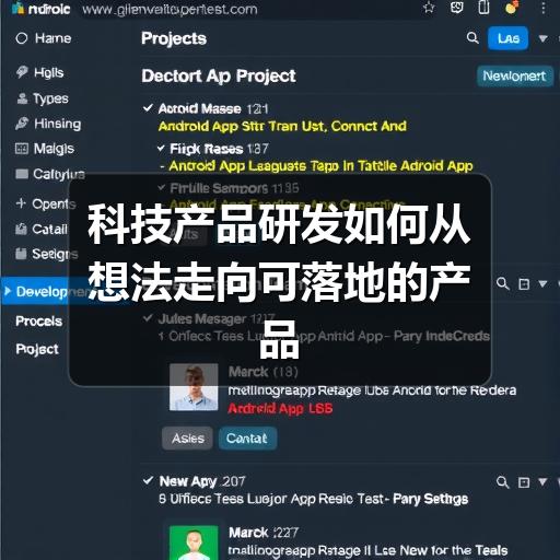 科技产品研发如何从想法走向可落地的产品