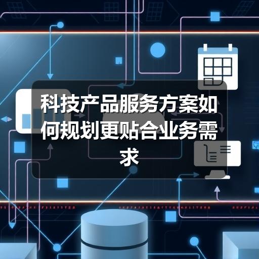 科技产品服务方案如何规划更贴合业务需求