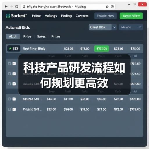 科技产品研发流程如何规划更高效
